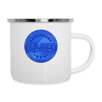 First name Alice - Camper Mug - white - Right