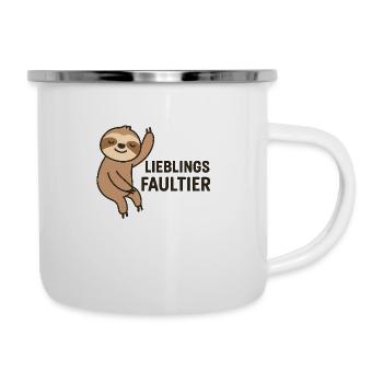 FAVORITE SLOTH - Camper Mug - white - Right