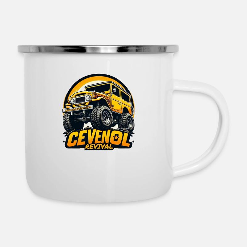 Cevenol Revival 2025 - Tasse émaillée - blanc