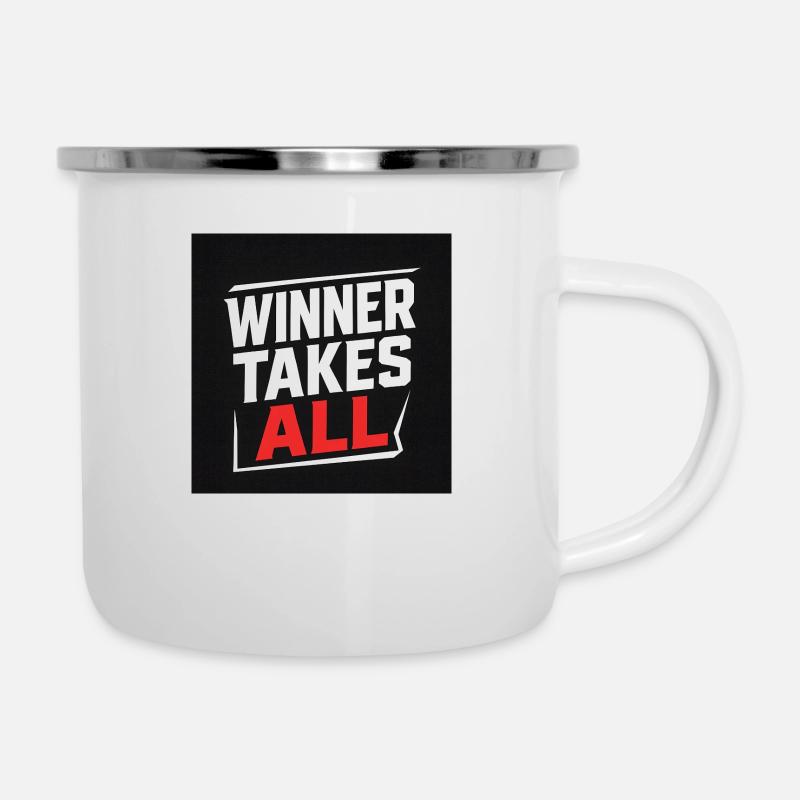 HIGHR - Winner takes all - Black&White HIGHR 1 - Camper Mug - white