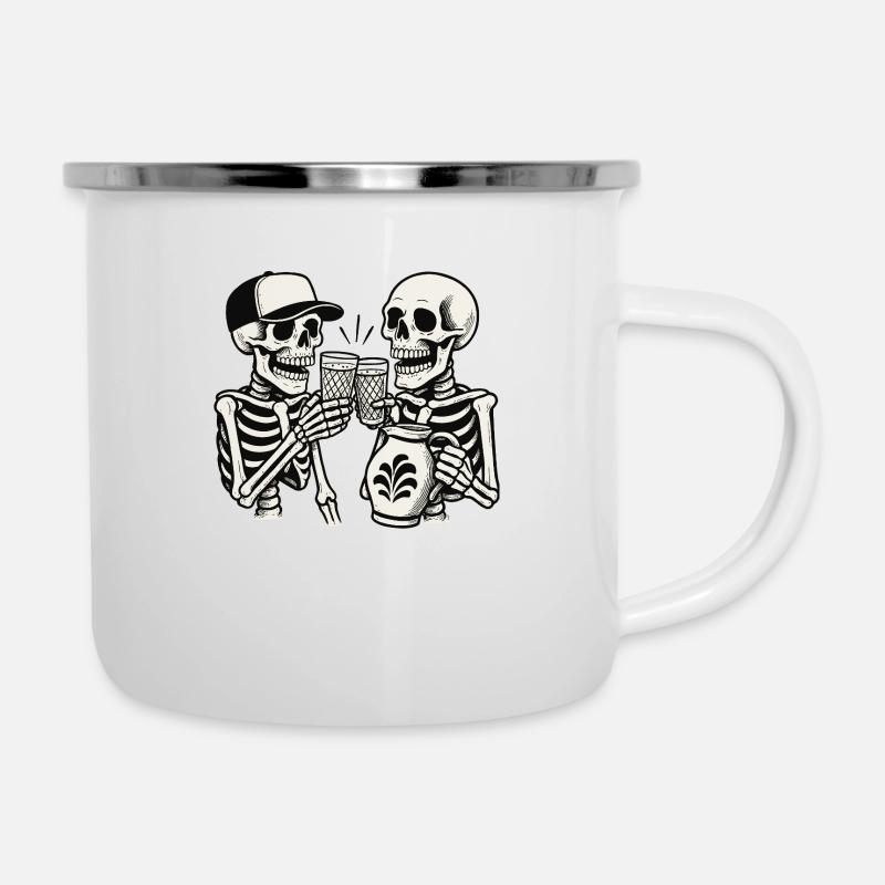 Bembel Buddies - Camper Mug - white
