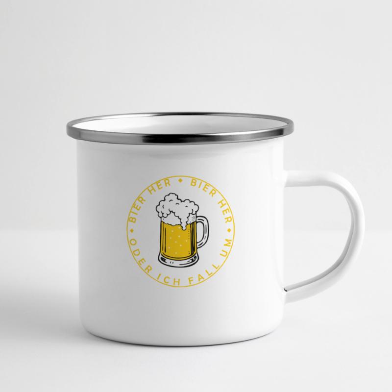 Bees here - Oder ich fall um! Camper Mug