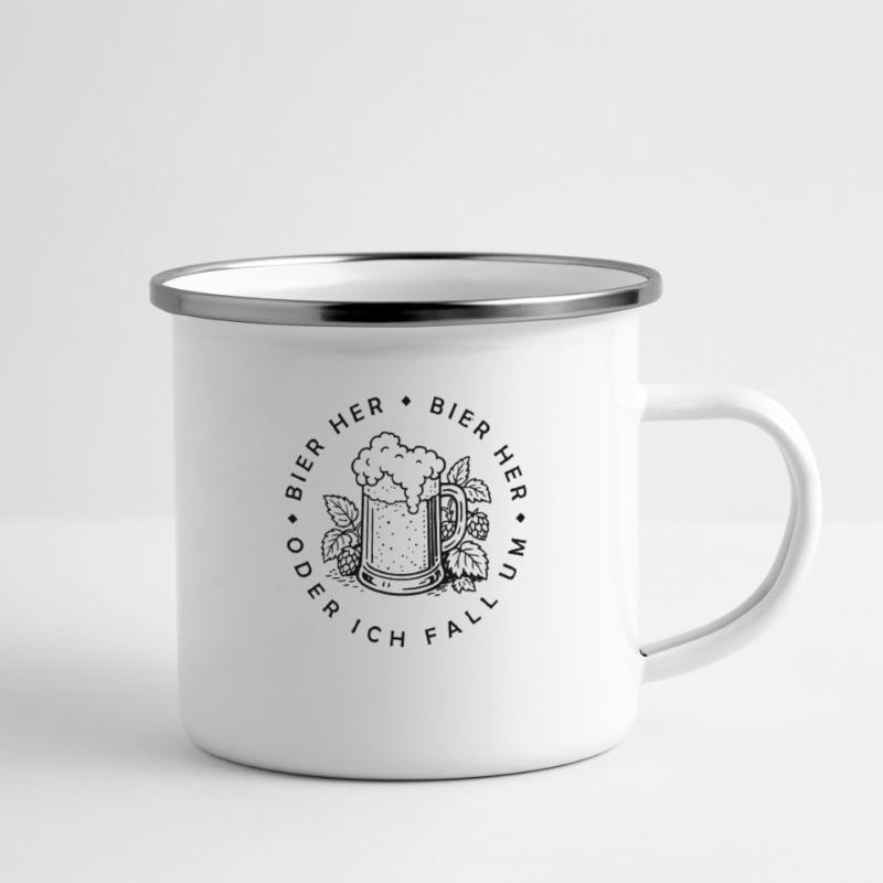 Bees here - Oder ich fall um! Camper Mug