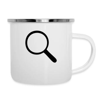 Magnifying glass - magnifier - Camper Mug - white - Right