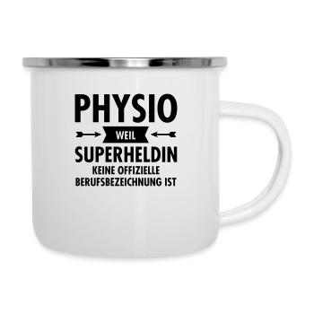 Physio Superheldin - Camper Mug - white - Right