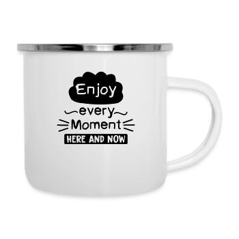 enjoy_every_moment - Camper Mug - white - Right