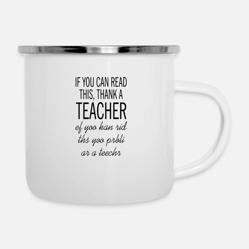 Teacher class school profession gift - Camper Mug - white