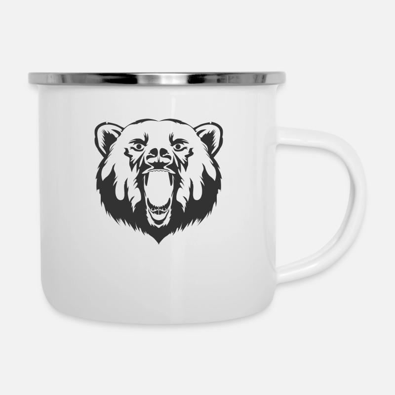 bear - Camper Mug - white