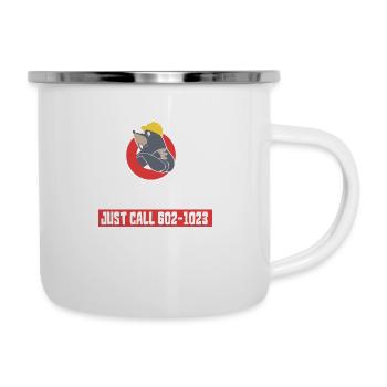 Chemistry Teacher Homework - Emaille-Tasse - Weiß - Rechts