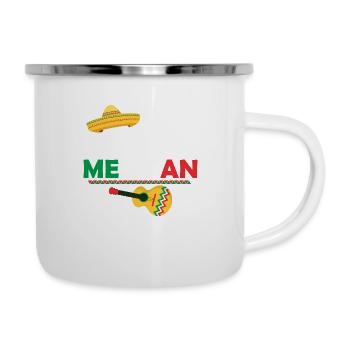 0% Gringo mexicain Cinco De Mayo Party Gringo - Tasse émaillée - blanc - Droite