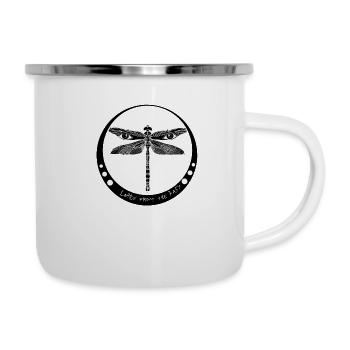 Learn from the Past Firefly - Emaille-Tasse - Weiß - Rechts