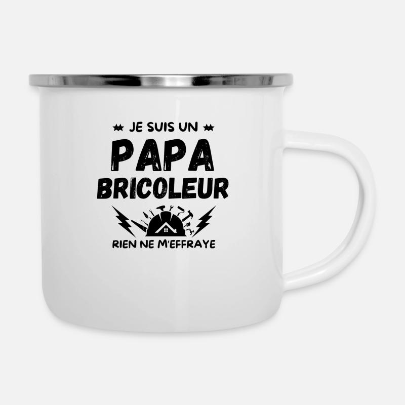 DADDY BREAKER - Camper Mug - white