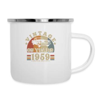 Vintage 1959 Born In 1959 65 Years Anniversary - Camper Mug - white - Right