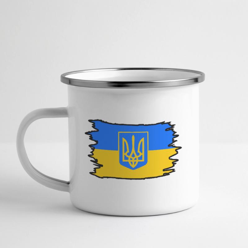 Ukraine Tasse émaillée