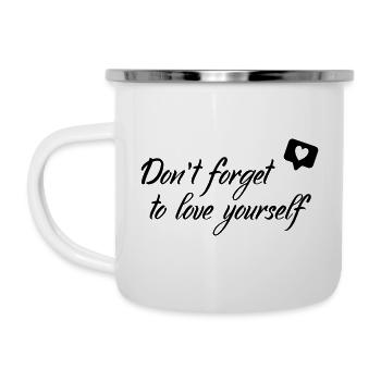 Love yourself - Camper Mug - white - Left