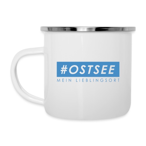 #ostsee - Emaille-Tasse