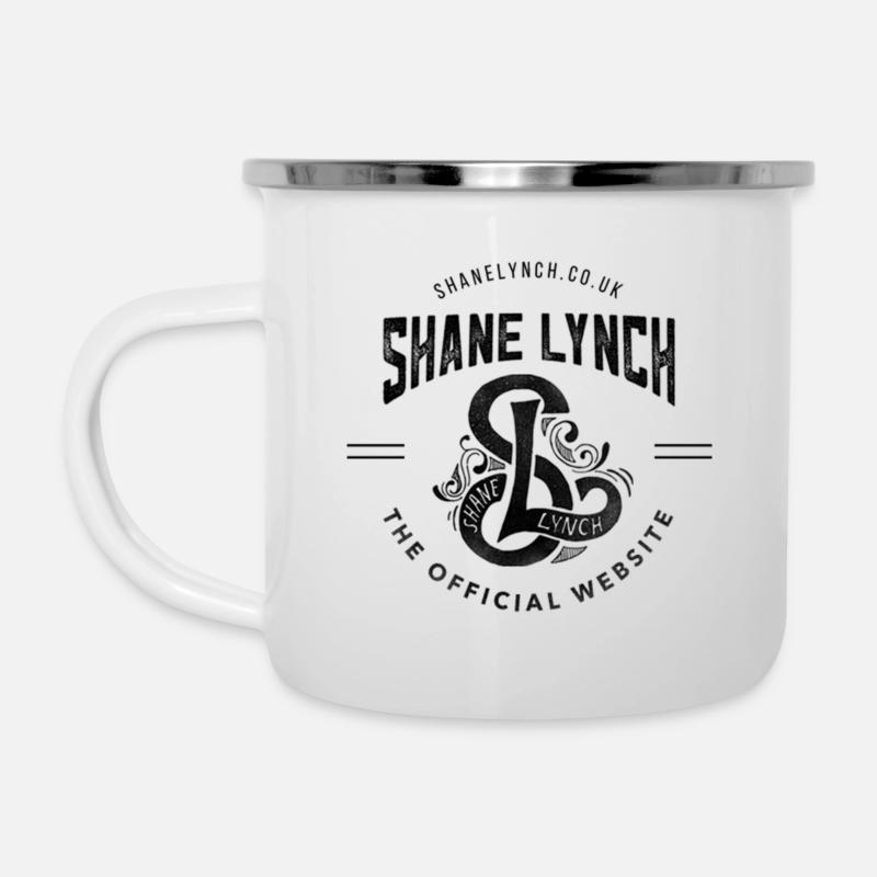 Black - Shane Lynch Logo - Camper Mug - white