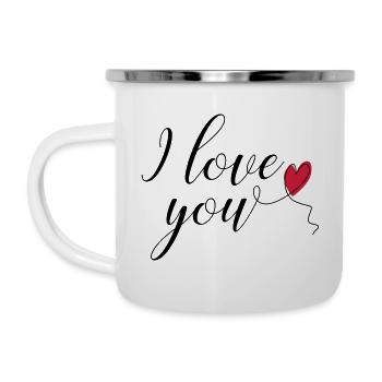 Ich liebe dich - Camper Mug - white - Left