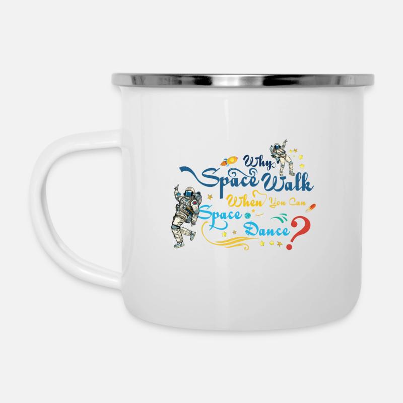 Space Dance - Camper Mug - white