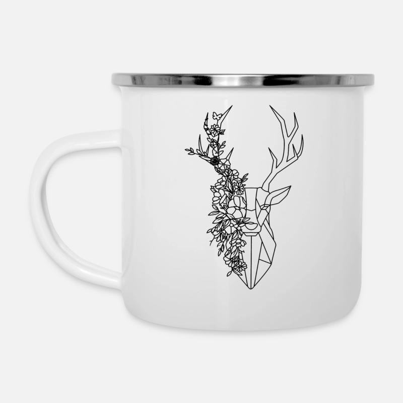 Deer - Camper Mug - white