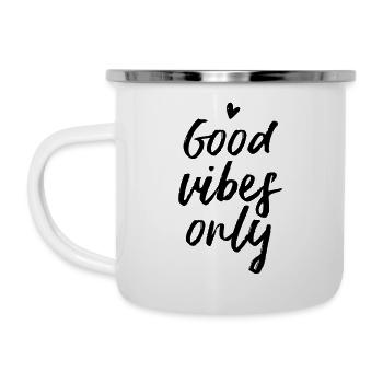 Good Vibes Only - Camper Mug - white - Left