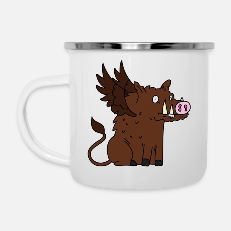 Phacopiaf - Tasse émaillée - blanc