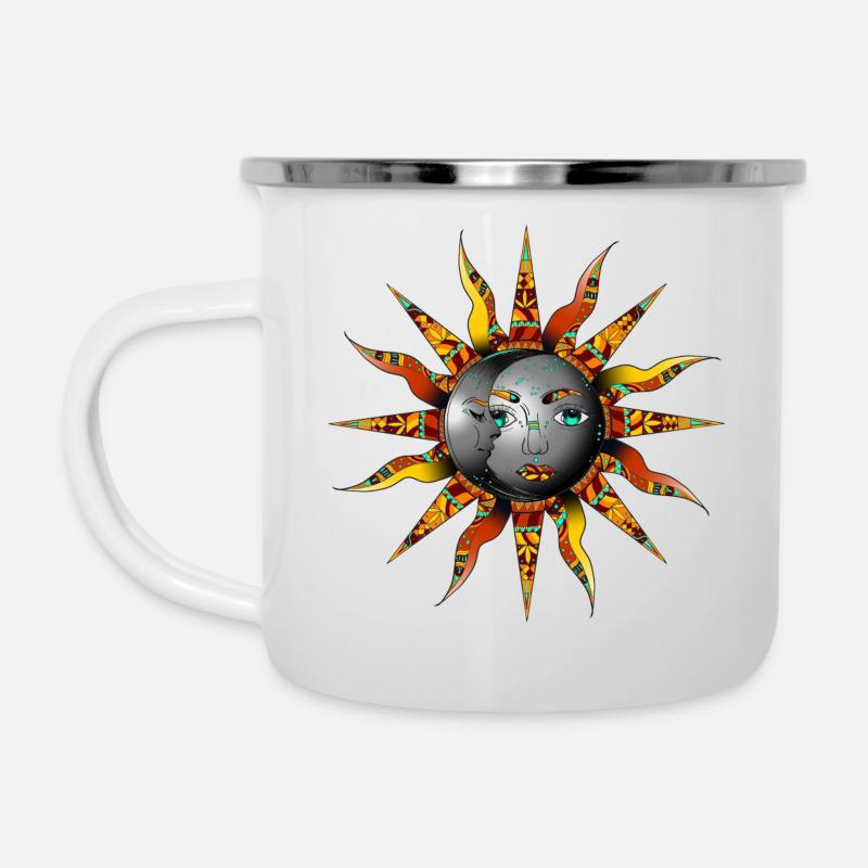 SOLAR MOON - Camper Mug - white
