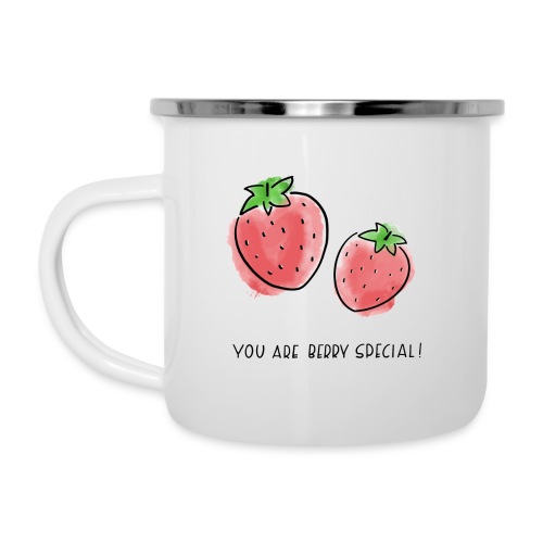 Fruit Puns n°1 Berry Special - Emaille-Tasse