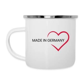MADE IN GERMANY - Tasse émaillée - blanc - Gauche