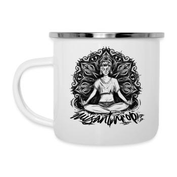 Meditation of a Misanthrop - Emaille-Tasse - Weiß - Links