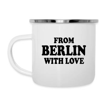 From berlin with love - Tasse émaillée - blanc - Gauche