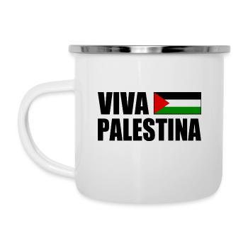 Viva palestina - Camper Mug - white - Left