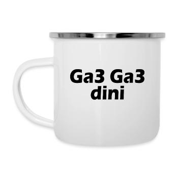 Ga3 ga3 dini - Tasse émaillée - blanc - Gauche