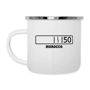 Nador kennzeichen ا 50 - Tasse émaillée - blanc - Gauche