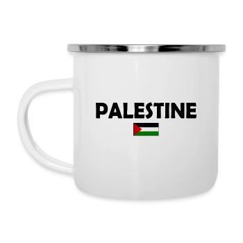 Free Palestine - Camper Mug - white - Left
