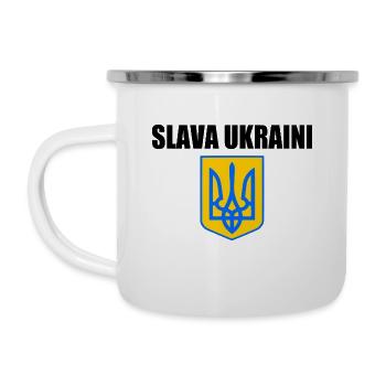 Slava ukraini - Camper Mug - white - Left