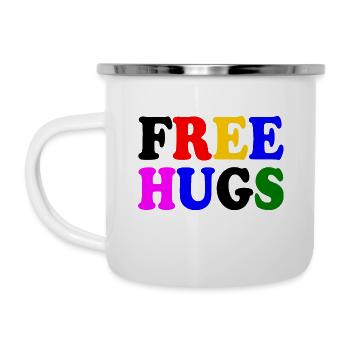 Free hugs - Camper Mug - white - Left