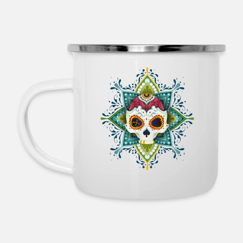 La Muerta - Tasse émaillée - blanc
