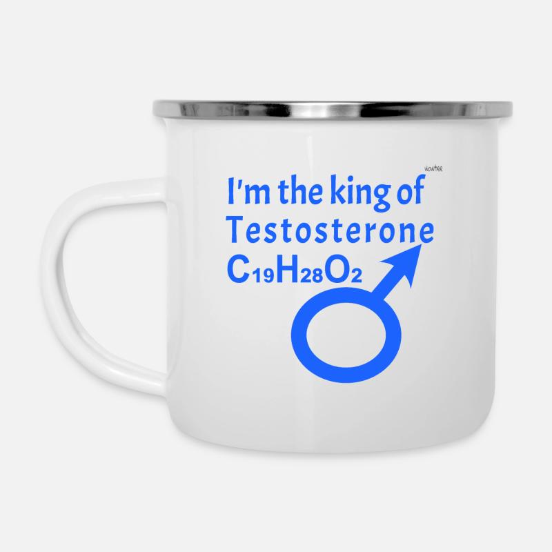 Testosterone - Camper Mug - white