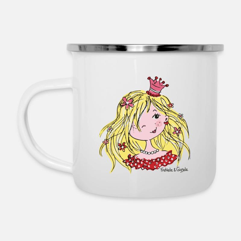 Princesse Perlagonia - Tasse émaillée - blanc