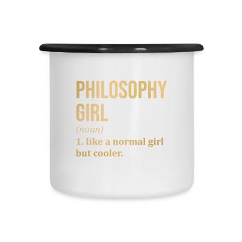 Philosophy - Camper Mug - white/black - Front