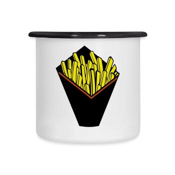 FRIED CONE - Camper Mug - white/black - Front