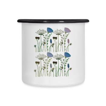 Dried flowers flower meadow - Camper Mug - white/black - Front