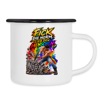 Emaille-Tasse