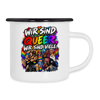 Emaille-Tasse