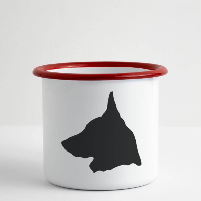 Schatten Mechelen Emaille-Tasse