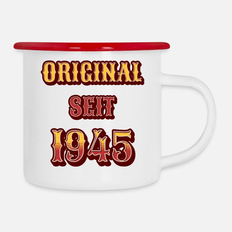 ORIGINAL SINCE 1945 - Camper Mug - white/red