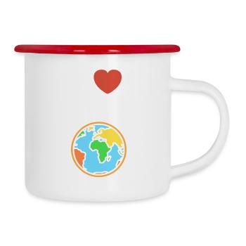 Travel Humor Vacation - Camper Mug - white/red - Right