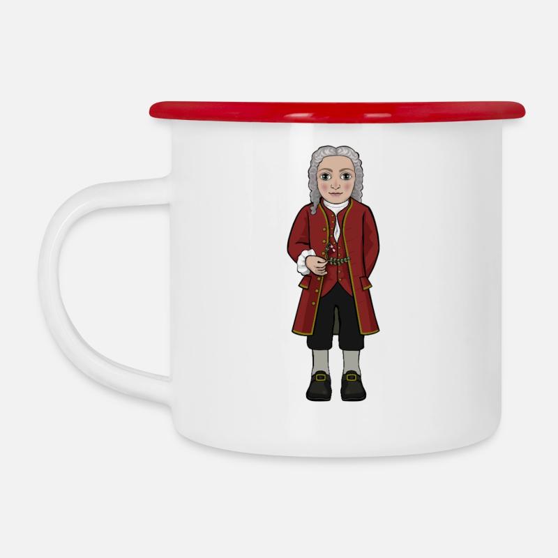 Carl von Linnaeus - Camper Mug - white/red