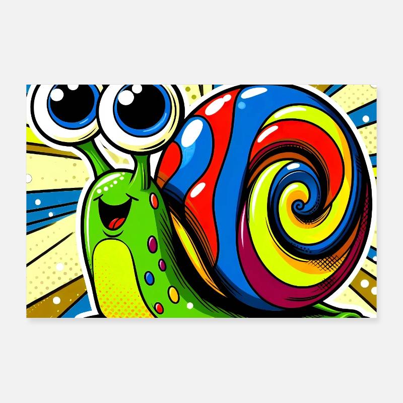 Escargot Poster 90 x 60 cm